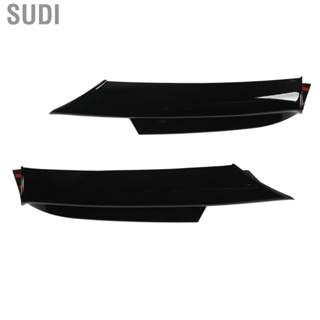 Sudi Front Bumper Spoiler Lip Splitter High Temperature Resistant Rounded Edges for Vehicle