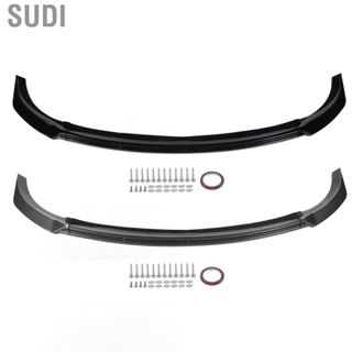 Sudi Front Bumper Lip Diffuser Kit Splitter Deformation Resistant Easy Installation for Car
