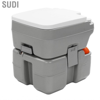 Sudi Portable Travel Toilet Level Indicator 5 Gallon Tank Cassette Leak Proof 3 Way Flushing with CHH Piston for Boat