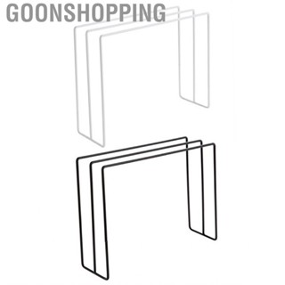 Goonshopping Dishcloth Drying Rack  Kitchen Countertop Hanger Free Standing Three Rows Rustproof for Household