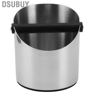 Dsubuy Coffee Knock Box Round Stainless Steel Machine  Slip
