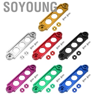 Soyoung Tie Down Bracket  Universal 14cm Aluminum Alloy Fasten Bar 3 Holes