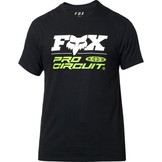 เสื้อยืดแขนสั้น พิมพ์ลายสุนัขจิ้งจอก Fox Pro สําหรับผู้ชาย