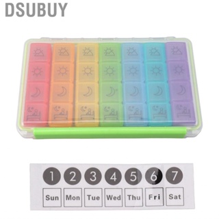 Dsubuy Weekly  Organize  Sealed 4 Times A Day for Travel