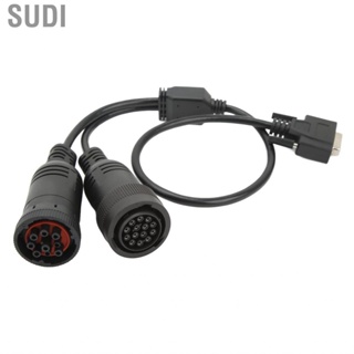 Sudi Y Diagnostic Cable  ABS Rubber Heavy Duty Diagnosis Adapter Abrasion Resistant 457‑6114 for ET3 OBD2 317‑7485