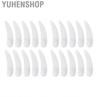 Yuhenshop 20PCS Mini Curved Cosmetic Scoop Reusable Facial  Makeup Beauty S Hbh