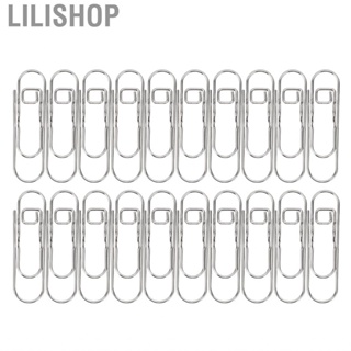 Lilishop Pen Holder Clips Metal  Rustproof Electroplated Sturdy Multipurpose Paper Stationery Tool for Office