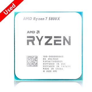 หน่วยประมวลผล CPU AMD Ryzen 7 R7 5800X 3.8GHz Eight-Core 16-Thread 7NM L3=32M มือสอง