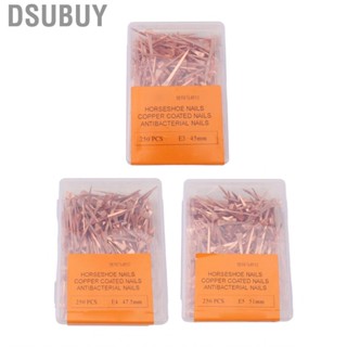 Dsubuy 250Pcs Horseshoe Nails Copper Plated Rustproof Equestrian Riding Equipment
