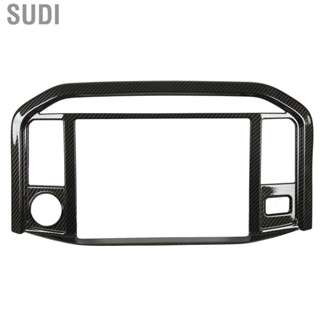 Sudi Central Control Panel Cover Carbon Fiber Style  Surface Console  Frame for Car