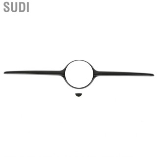 Sudi Front Grille Decorative Cover Bumper Grill Trim Simple Installation Piano Black for Car