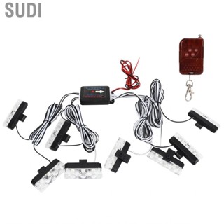 Sudi 12V Car Emergency Strobe Lights Bright Illumination 24  Warning IP67  6000K Universal for Truck UTV ATV