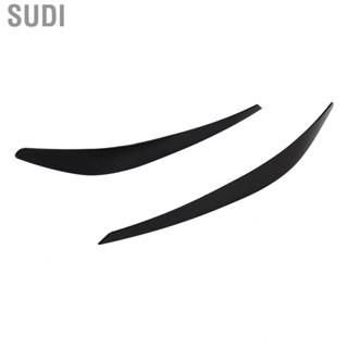 Sudi Headlight Eye Lid Decoration Long Lifespan Tough Eyebrow Protector Sturdy Easy To Install for Car