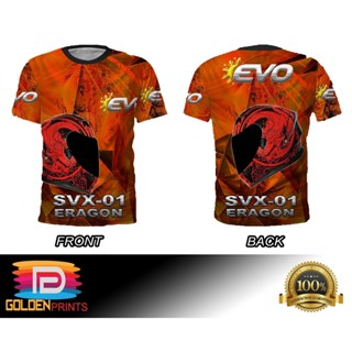 เสื้อยืดแฟชั่น แบบเต็ม พิมพ์ลาย evo sublimation version 1