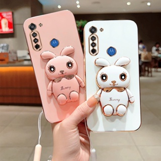 [พร้อมส่ง] เคสโทรศัพท์มือถือ ซิลิโคน กันกระแทก ลายน่ารัก 3D พร้อมขาตั้ง สําหรับ Motorola Moto G8 PLAY PLUS POWER LITE