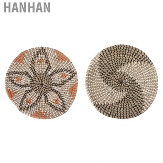 Hanhan Woven Wall  Decor Handcrafted Seagrass Hanging Baskets Multifunction US