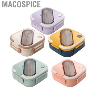 Macospice Lunch Box Container  Plastic Meal Compartments Insulated Fine Workmanship for Work