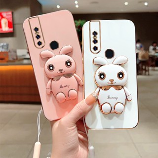 เคสโทรศัพท์มือถือ ซิลิโคนนิ่ม พร้อมขาตั้ง พับได้ สําหรับ Vivo V15 Pro Y27 Y36 Y78 1819 1818 V2249 V2247