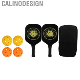 Calinodesign Outdoor Pickleball Set  Sweat Absorbing Raquette Easy To Operate for Indoor