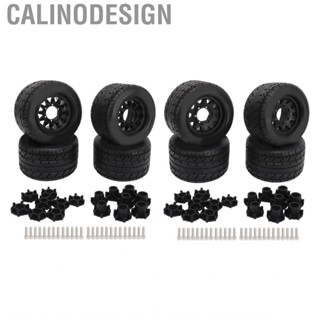 Calinodesign Car Wheels  Tire Flexible 4PCS Uneven Texture Compact for 1/10