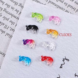 Cleoes สติกเกอร์คริสตัลเรซิ่น อัญมณี สําหรับตกแต่งเล็บ DIY