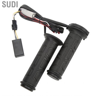 Sudi Motorcycle Heated Hand Grips Texture Surface Easy Installation Heat Up Quickly  Skid Electric Hot Handlebar for ATV