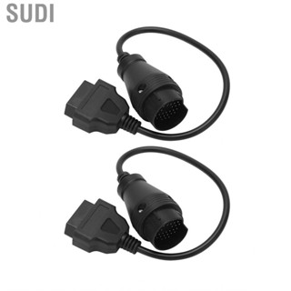 Sudi Car Diagnostic Cable Adapter 1 Pair OBD2 38 Pin To 16