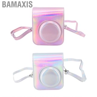 Bamaxis Protective Bag  PU Leather Case Stylish with Shoulder Strap for Photography Outdoor Activity