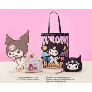 Sanrio Kulomi กระเป๋าสตรีอะนิเมะการ์ตูนข้อต่อพิมพ์กระเป๋าสะพายกระเป๋า Messenger กระเป๋า Tote