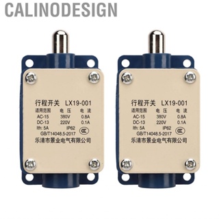 Calinodesign 2Pcs Travel Switch LX19 001 AC380V DC 220V 5A Limit Automatic Reset