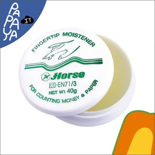 Horse (ตราม้า) ขี้ผึ้งนับแบงค์ ขนาด 40 กรัม