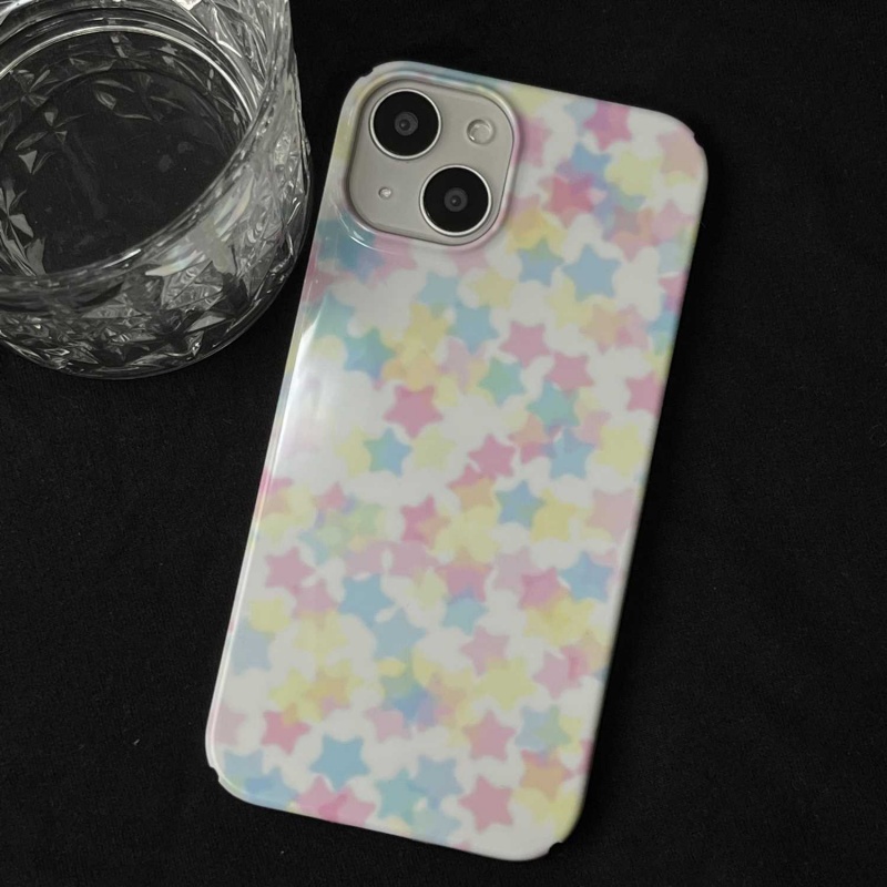 Y2k เคสโทรศัพท์มือถือแบบแข็ง ลายดาว สําหรับ Iphone 14 13 11 12Promax 11Promax 12Pro 14plus X XS XR 7 8plus 3KPC