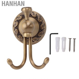 Hanhan Wall Mounted  Hooks Copper Metal Vintage European Style Clothes Hanger