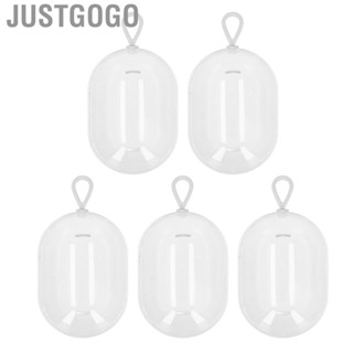 Justgogo Makeup Sponge Holder White Moisture Proof Clear Hanging Hole Protective Beauty Blender Seamless for Travel