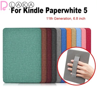 Lakamier เคสป้องกันโทรศัพท์มือถือหนัง PU กันกระแทก แบบบางพิเศษ สําหรับ Kindle Paperwhite 5 11th Generation Funda 6.8 นิ้ว