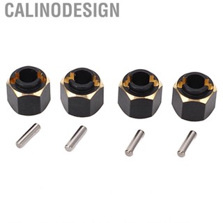 Calinodesign Brass Hexagonal Hub Adapter Black Gold Color RC Car for 1/18 Mini Climbing