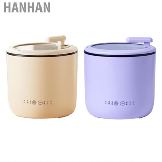 Hanhan Mini Rice Heater Cooker  Safe Cooking Touch Control Non Stick Perfect Heat Dissipation for Home Travel Dormitory Office Outdoor