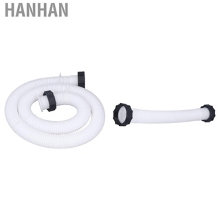 Hanhan 0.4m 1.5m Pool Pump Replacement Hose for 1.5in Diameter Above Ground Pools White