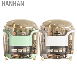 Hanhan Makeup Box   Vertical Rotatable ABS for Home Skin Care