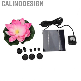 Calinodesign 1.4W Solar Power Water Pump Landscaping Floating Bird Bath Fountain For Fish Pond Garden Patio