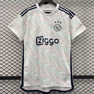 เสื้อกีฬาแขนสั้น ลายทีมชาติฟุตบอล Ajax Thai 2023-24 Season ชุดเหย้า สําหรับผู้ชาย