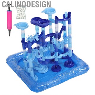 Calinodesign Maze Balls Water Play Track  75Pcs Building Blocks Educational Funnel Slide Marble Race DIY for Adults