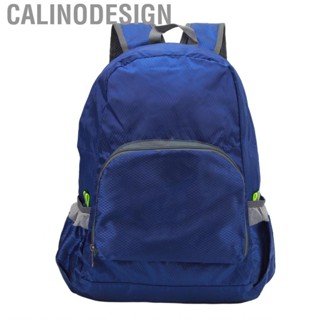 Calinodesign Foldable Backpack  Wear Resistant Outdoor Versatile  Portable Breathable Multi Storage Pocket for Climbing