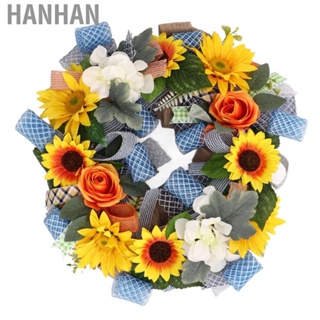 Hanhan Household Sunflower Wreath Home Front Door Wedding Party