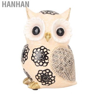 Hanhan Adorable Owl Figurine Big Eyes Cute Statue For Shelf Living Decoration