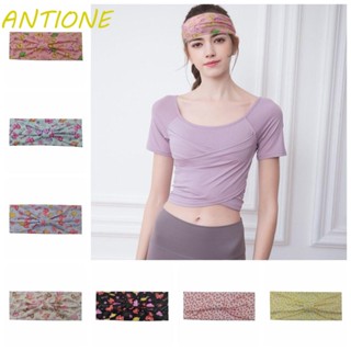 Antione ที่คาดผมกีฬา แฟชั่น ระบายอากาศ กันเหงื่อ ที่คาดผม ที่คาดผม ขอบกว้าง หมวกกันน็อก ดูดซับเหงื่อ ที่คาดผม ผ้าพันคอฟิตเนส