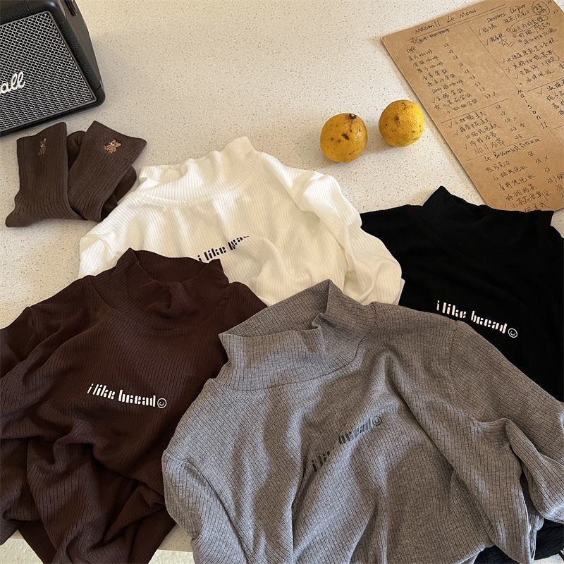 【เสื้อยืดเด็ก】เสื้อยืดแขนยาว คอกลม พิมพ์ลาย สไตล์เกาหลี แฟชั่นสําหรับเด็กผู้ชาย และผู้หญิง (1-11 ปี)