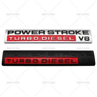 สติกเกอร์โลโก้รถยนต์ Ford Ford TURBO V8 POWER KUGA Edge Mondeo Focus Fiesta Explorer Tail สําหรับตกแต่งรถยนต์