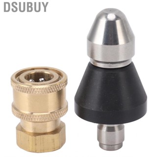 Dsubuy G1/4 Sewer  Cleaning Nozzle Stainless Steel Durable G3/8 Female Thread