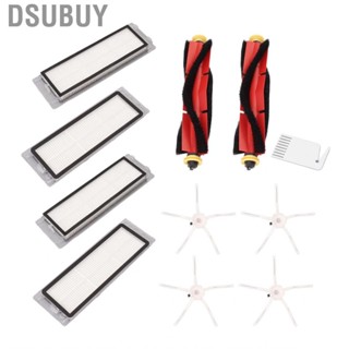 Dsubuy Robot Vacuum Cleaner Accessories Kit  Brush Set Dust Reduction for Daily Maintenance